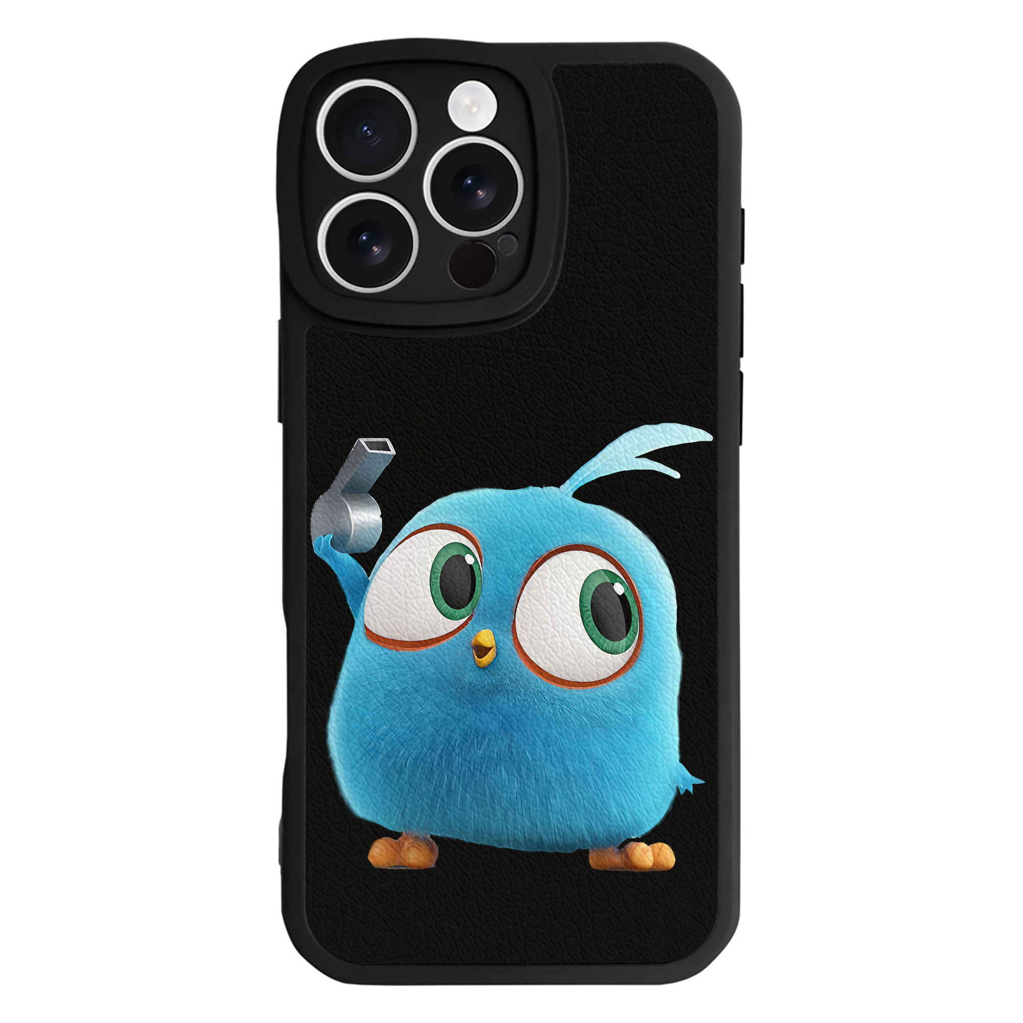 （画像用） Angry Birds アングリーバード 【iPhone 16シリーズ対応】シリコンスマホケース（レザー調） 材質：シリコン